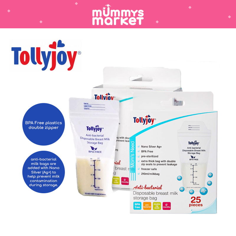 Tollyjoy Anti-Bacterial Disposable Breastmilk Storage Bag 25pcs/box